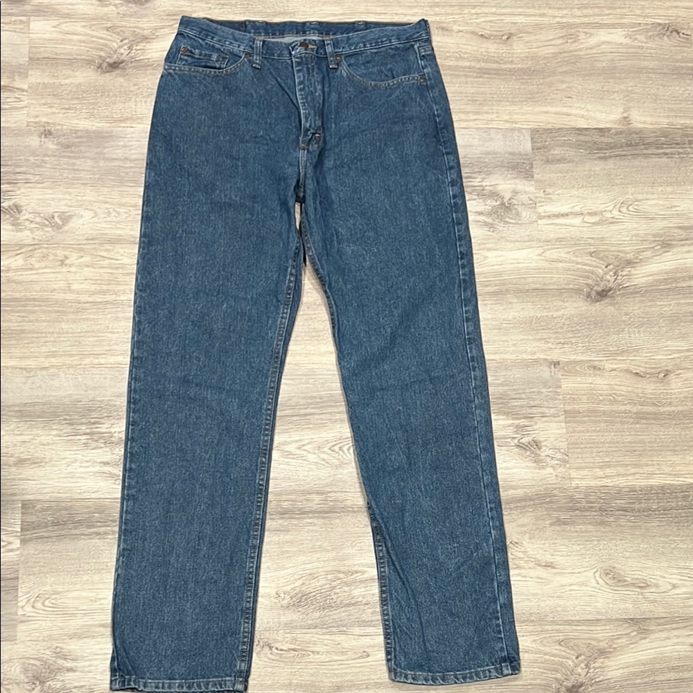 Wrangler Men's Regular Fit Blue Jeans